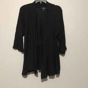 Black cardigan